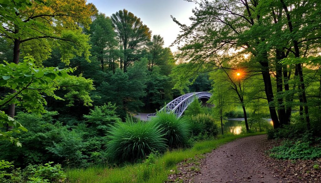 Wesselman Woods, Joan Marchand Bridge views Wesselman Woods, Joan Marchand Bridge views
