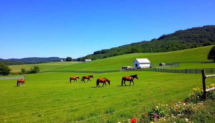 What are the must-see horse farms near Lexington?