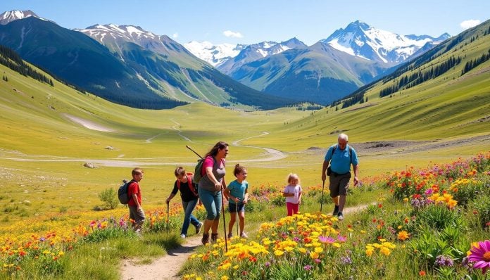 What hikes can you do in Denali National Park with young children?