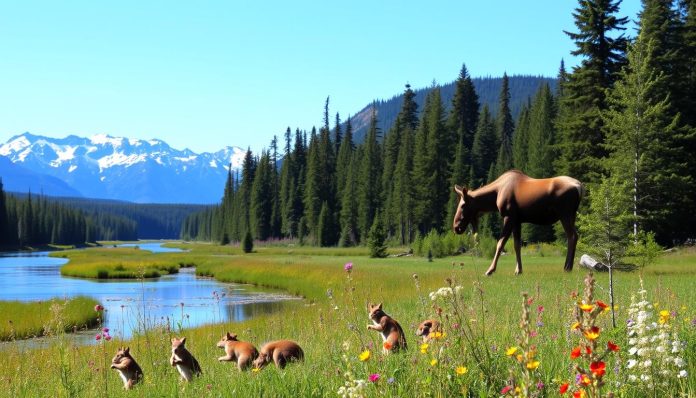 What wildlife can I see around Fairbanks?