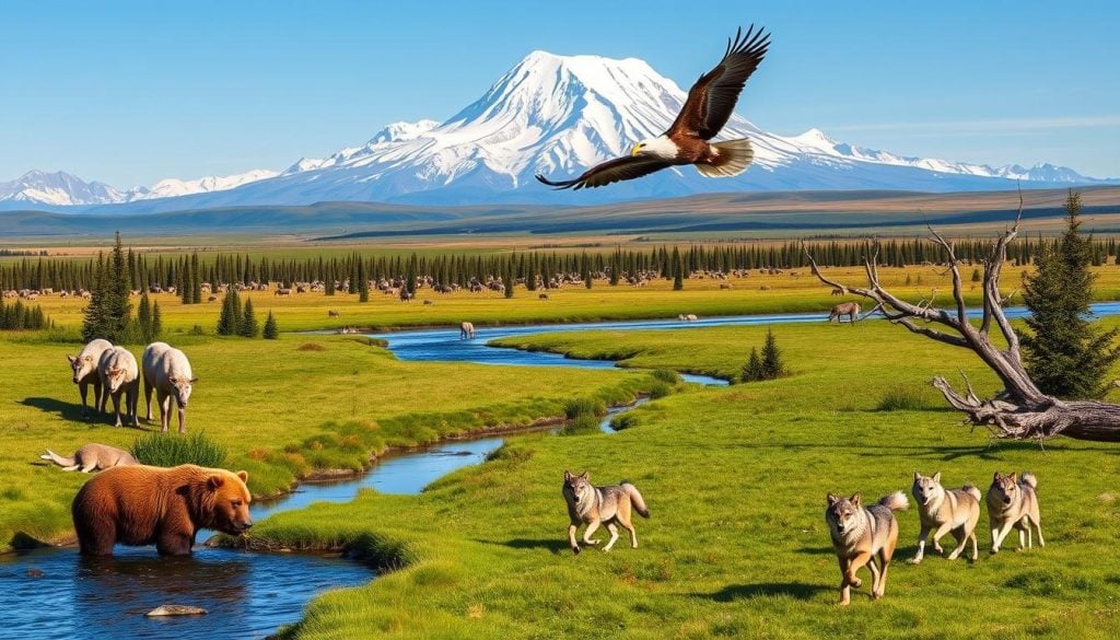 What wildlife can I see in Denali National Park?