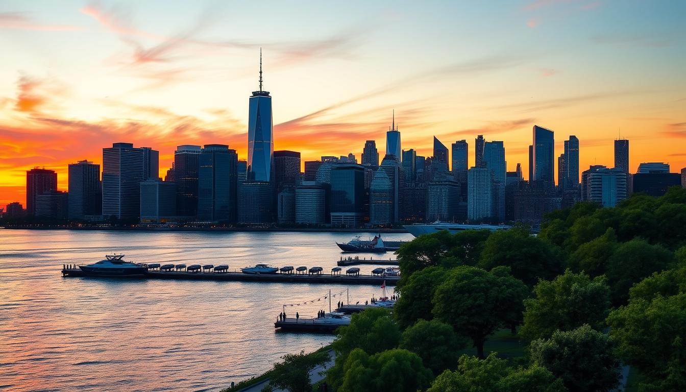 Where are the best views of the NYC skyline from Hoboken?