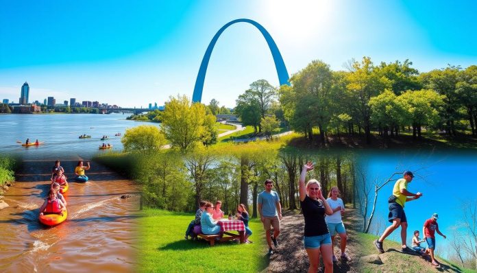 Where can I enjoy outdoor adventures in St. Louis?