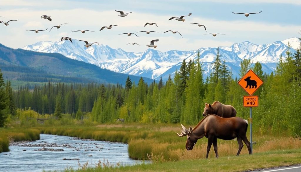 Wildlife safety in Fairbanks