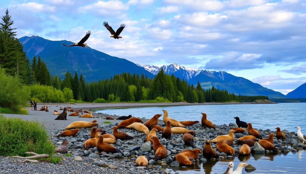 Wildlife viewing Juneau at Eagle Beach State Recreation Area Wildlife viewing Juneau at Eagle Beach State Recreation Area