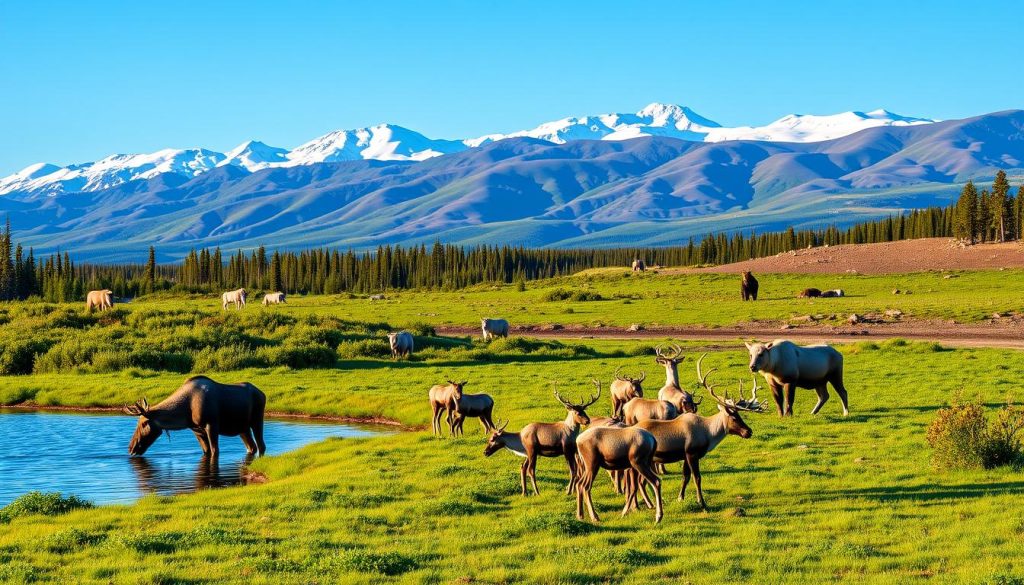 Wildlife watching in Denali National Park