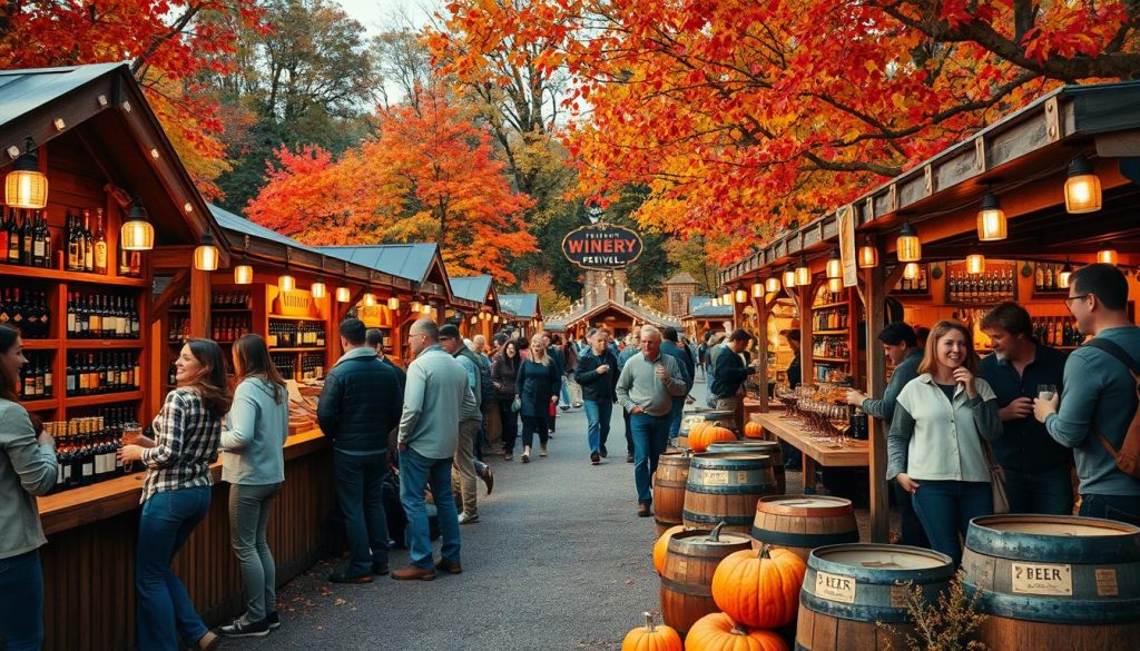 Wine and beer festivals in autumn