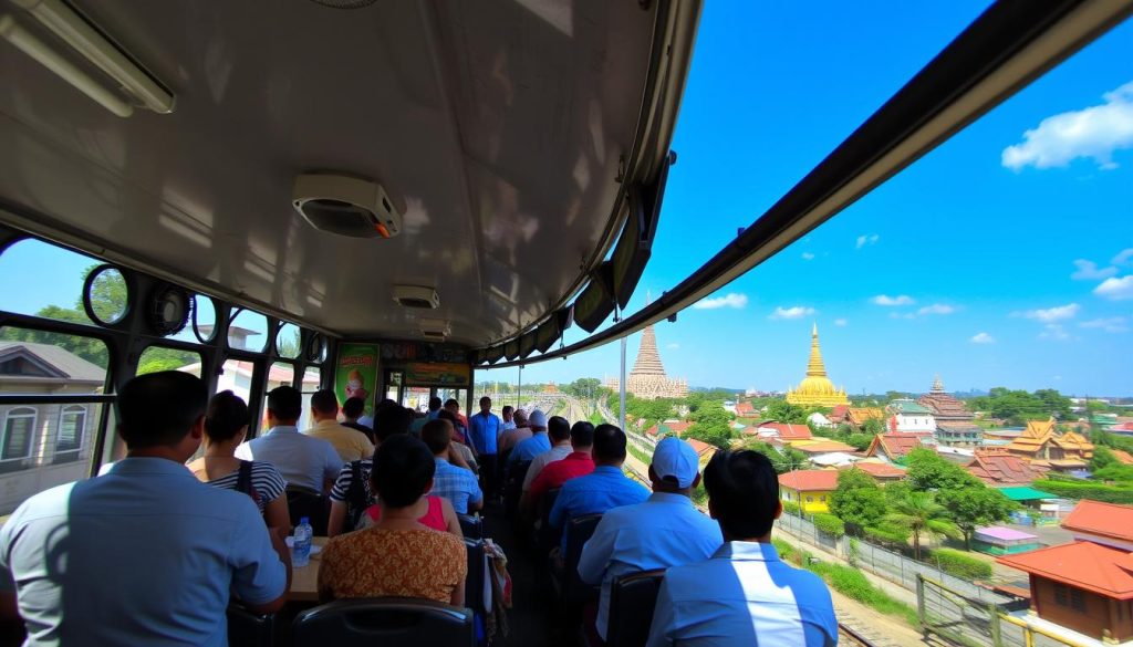 Yangon activities on the Circular Train