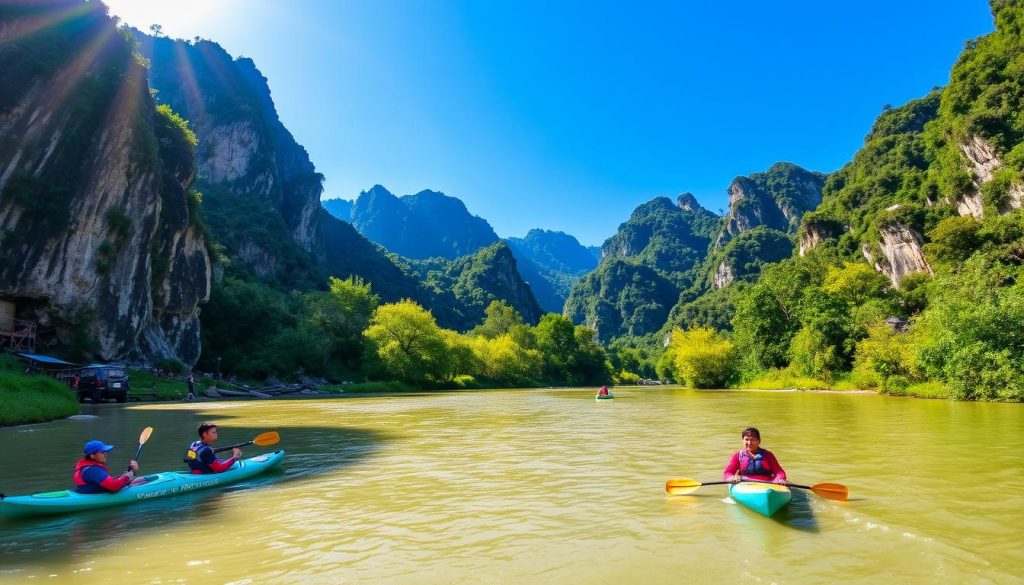 adventure activities Laos