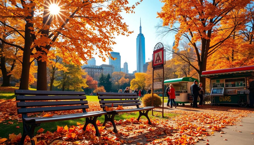 autumn in New York City autumn in New York City