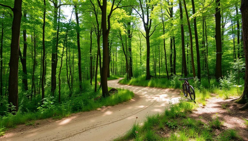 beginner-level mountain bike trail beginner-level mountain bike trail