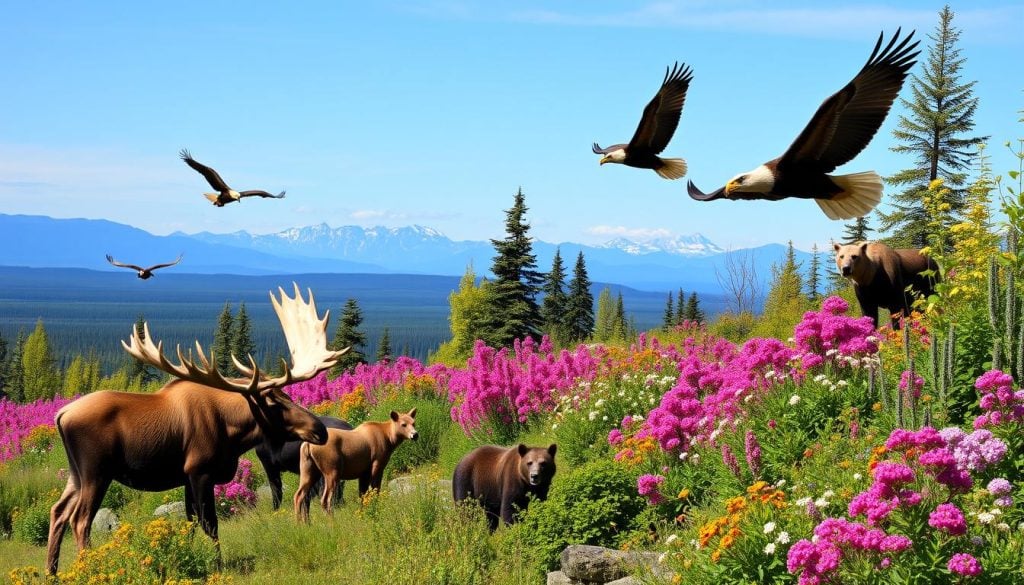 best Anchorage wildlife viewing months