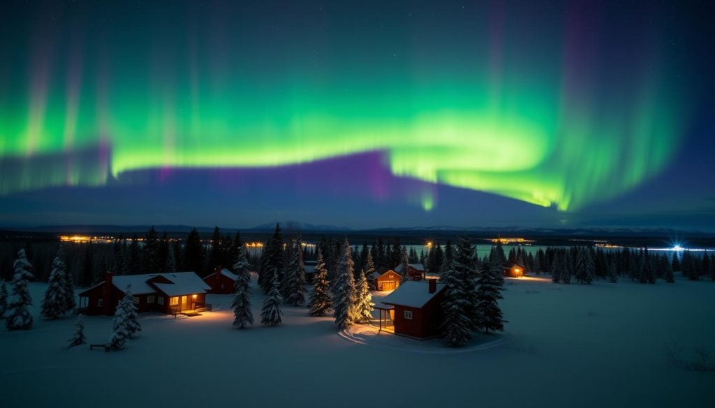 best aurora viewing in Fairbanks