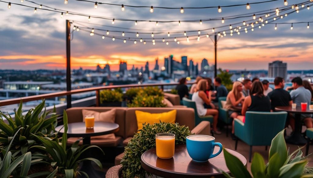 best coffee rooftop bars Kansas City