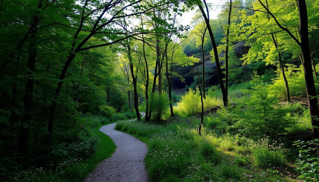 best easy hikes in Mammoth Cave National Park