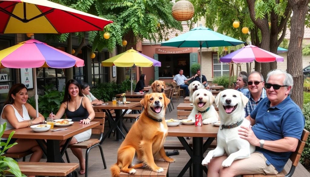 best places to eat with pets