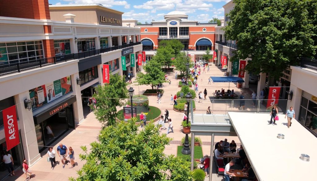 best shopping malls in Lexington