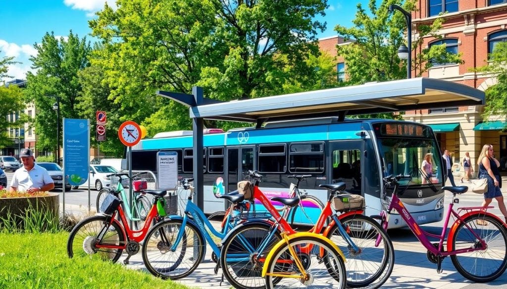 bike rental public transport Columbia MO