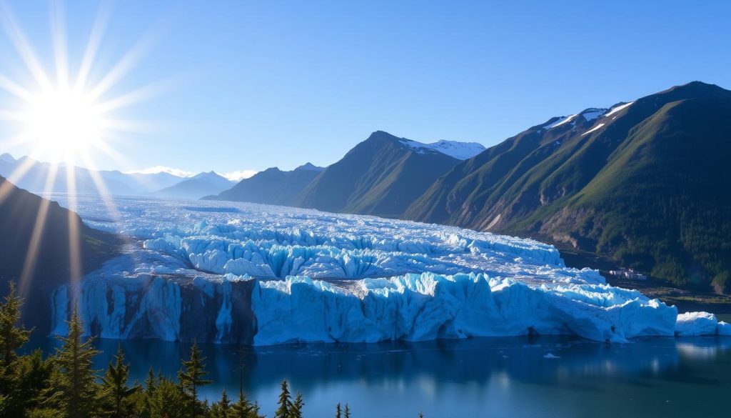 can you see glaciers near Anchorage?