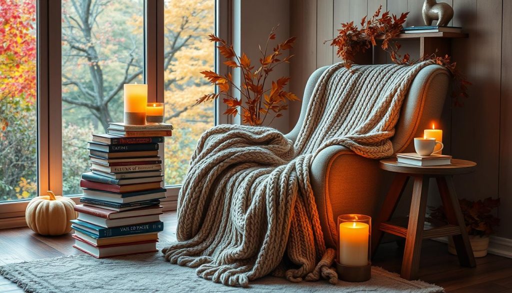 cozy reading nook for fall books cozy reading nook for fall books