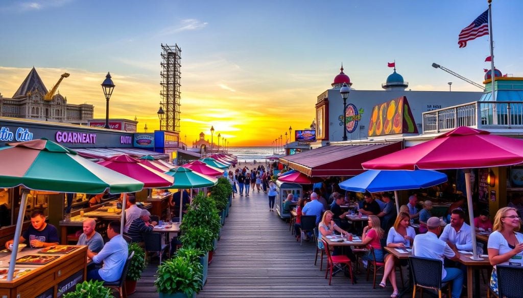 dining experiences Atlantic City boardwalk