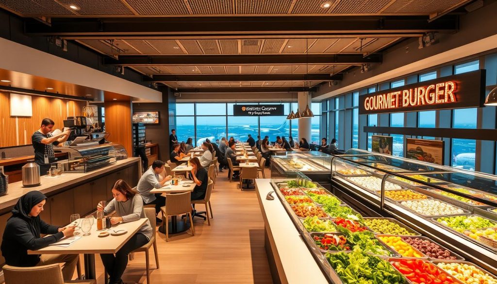 dining options at Newark Airport