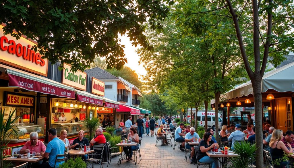 dining scene Silver Spring