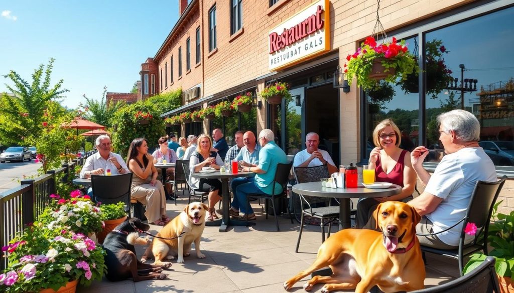 dining with pets in Frederick