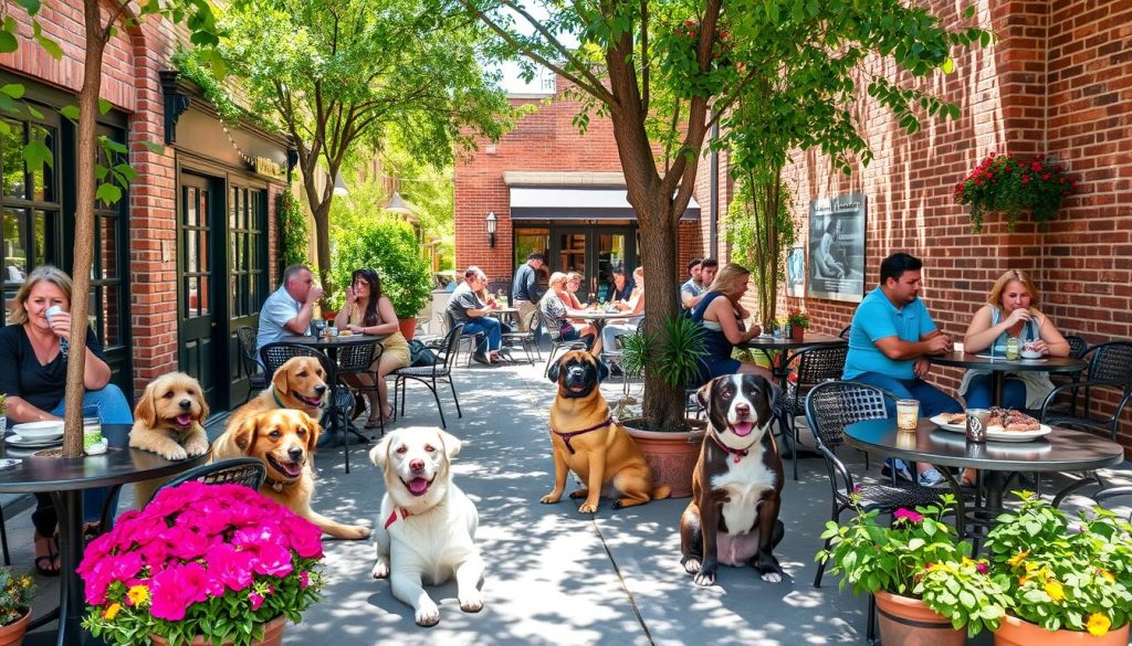 dog-friendly cafes in Columbia Missouri