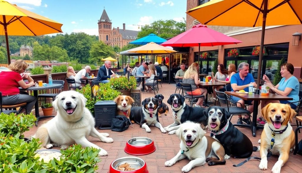 dog-friendly restaurants Frederick