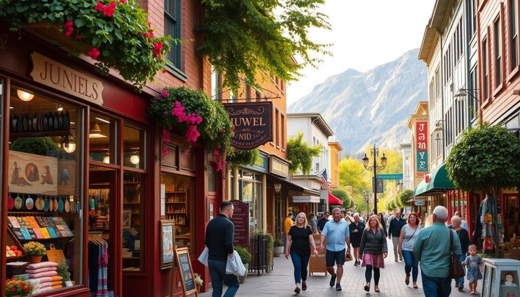 downtown Juneau shopping