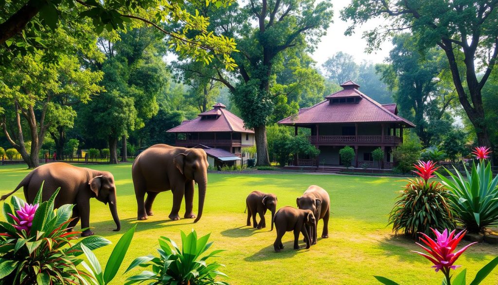elephant breeding center Chitwan National Park elephant breeding center Chitwan National Park