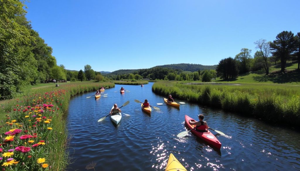 explore South Bend waterways by kayak