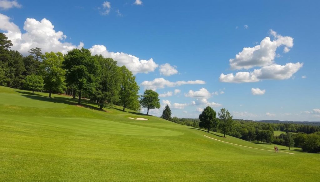 exploring golf course Silver Spring