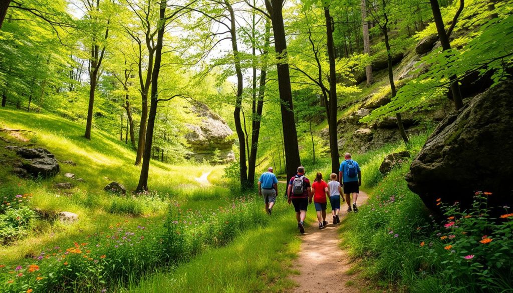 family-friendly hikes in Mammoth Cave National Park