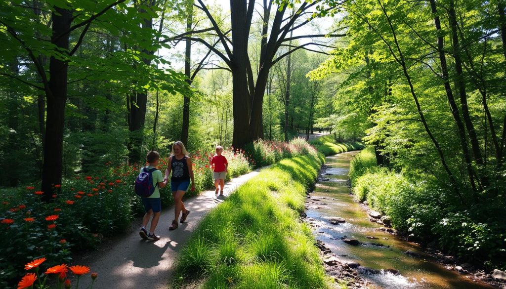 family-friendly hiking in Fort Wayne