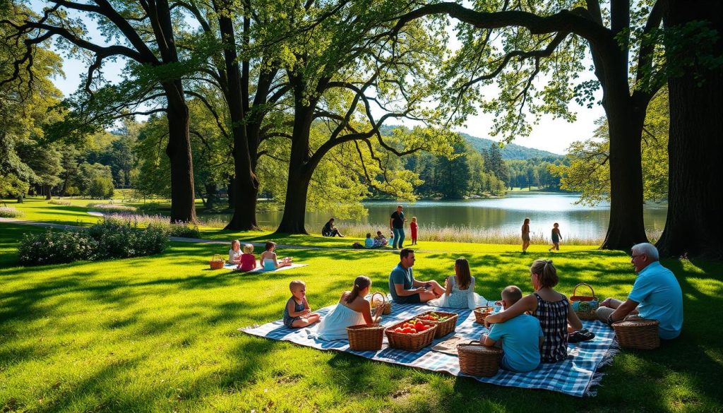 family-friendly picnic locations in Columbia