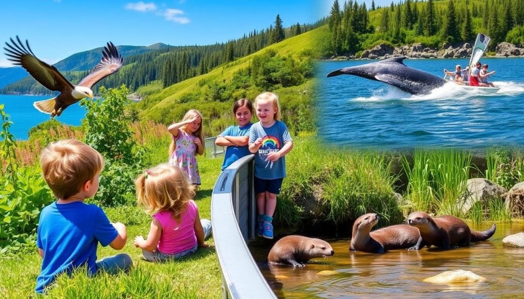 family-friendly wildlife activities in Ketchikan