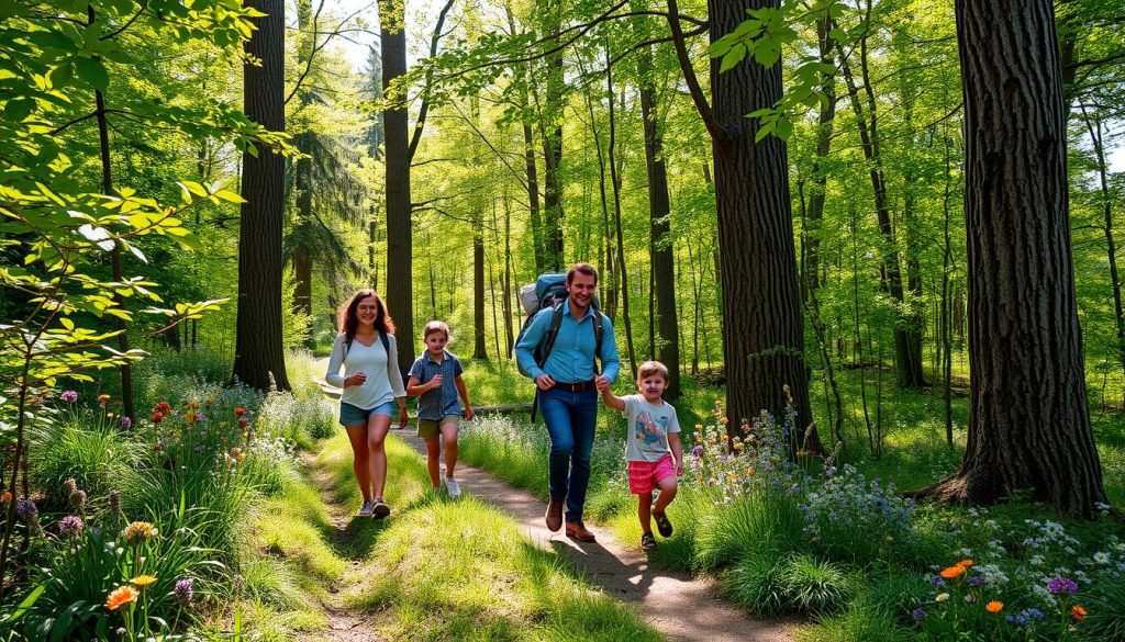 family hiking adventure