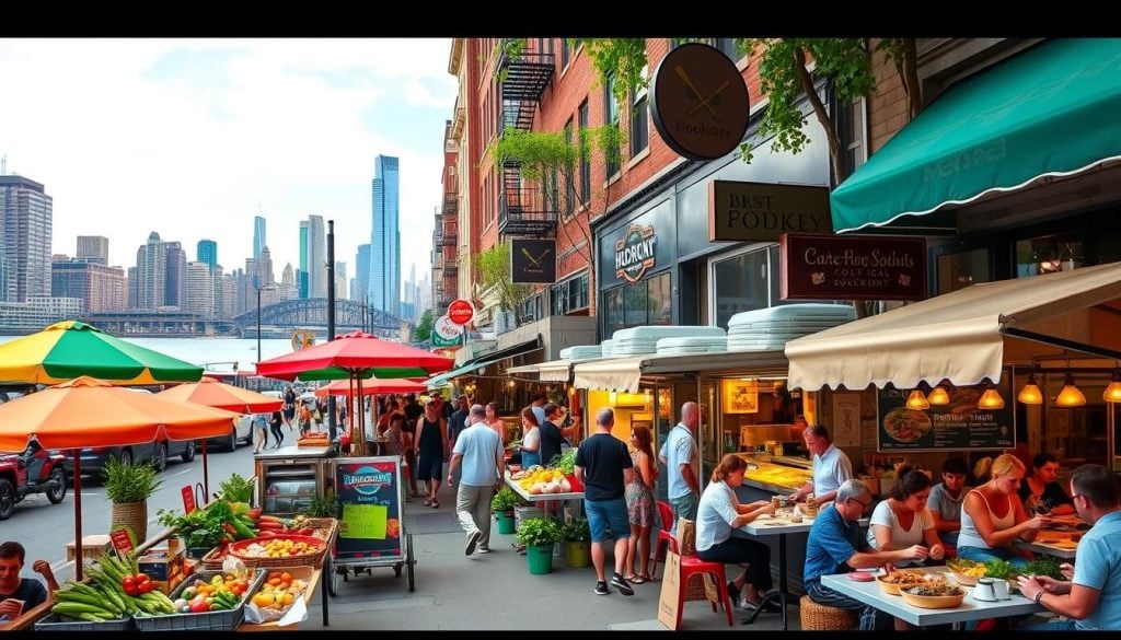 food scene in Hoboken and Jersey City