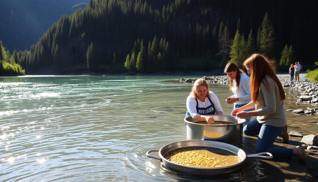 gold panning tours Juneau