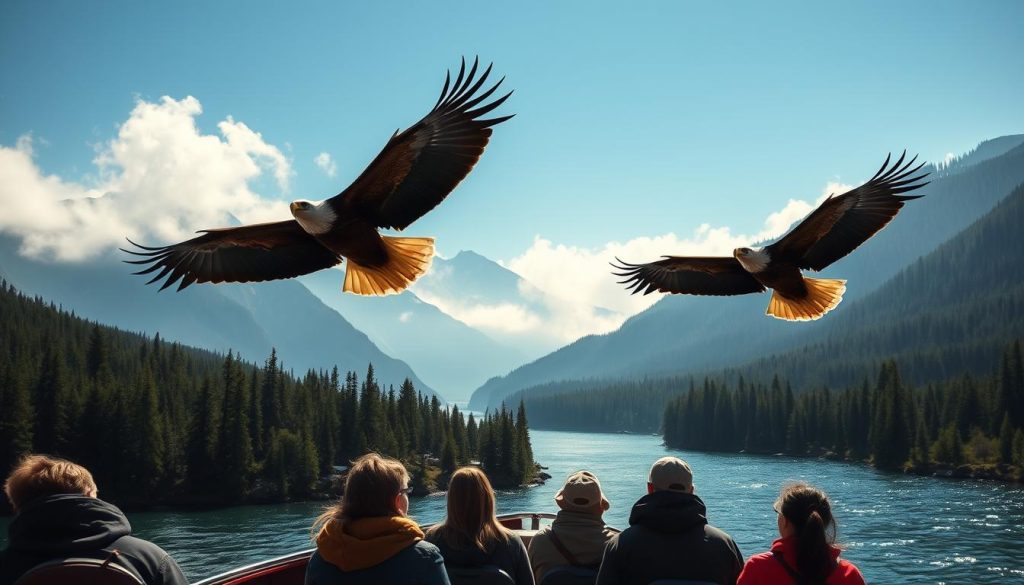 guided eagle watching tours Alaska