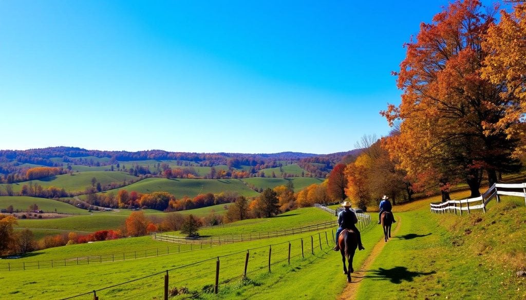 guided horseback riding tours Lexington