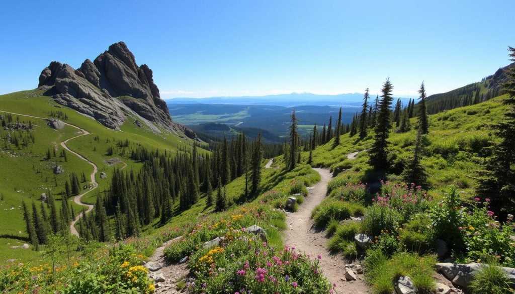 hiking trails near Fairbanks with stunning views