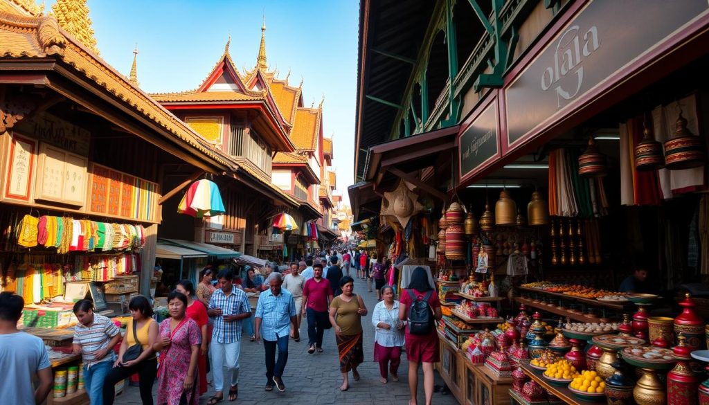 historical markets in Yangon