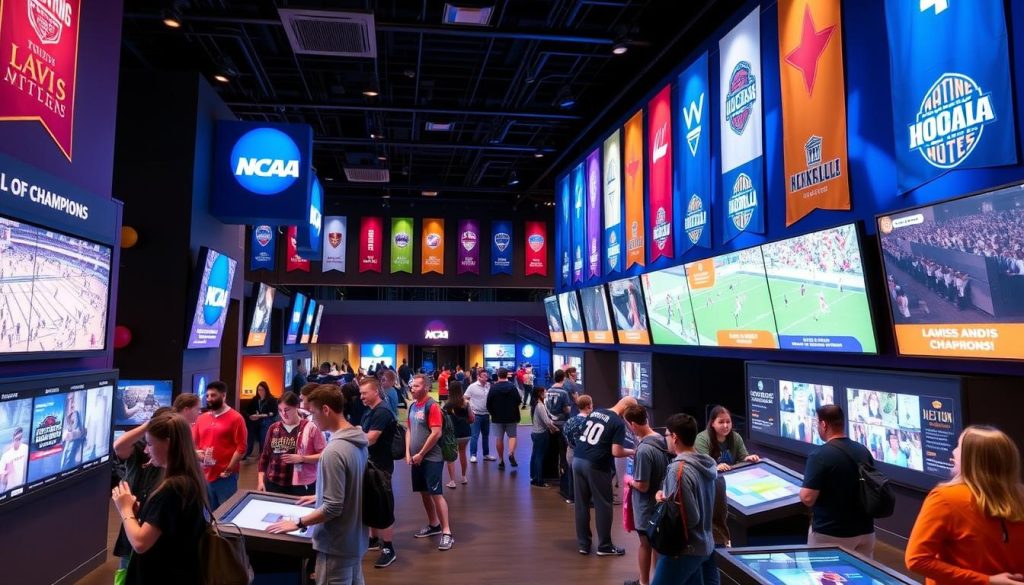 interactive exhibits at NCAA Hall of Champions