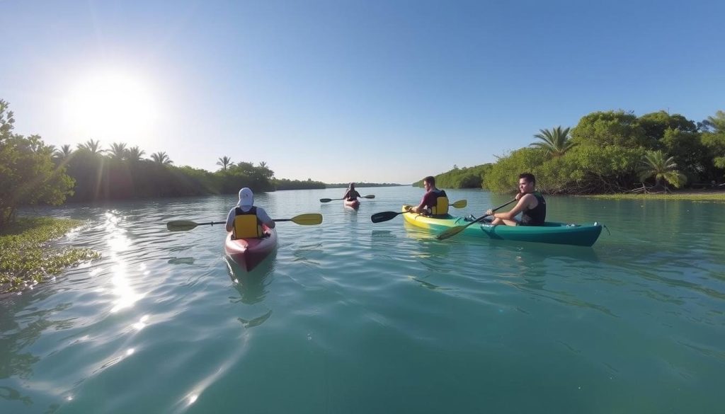 kayaking in Al Thakira kayaking in Al Thakira