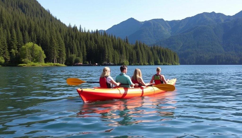 kayaking in Ketchikan for families