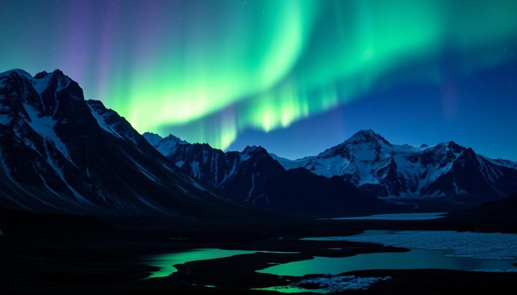 northern lights photography in Denali National Park northern lights photography in Denali National Park