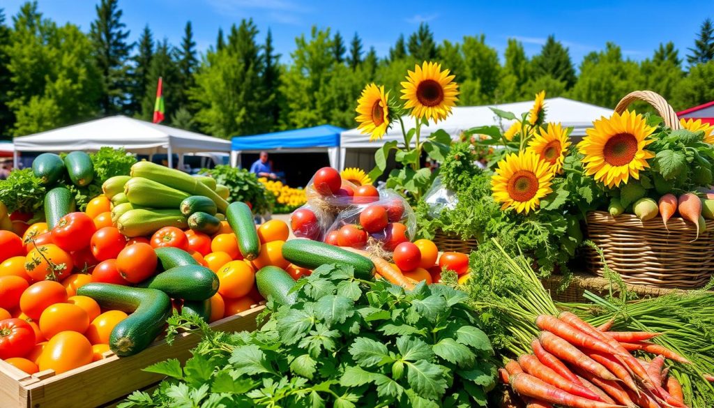 organic summer produce Fairbanks